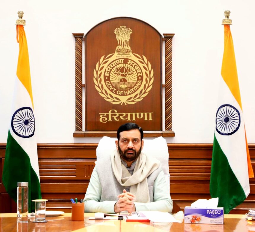 Haryana Chief Minister Nayab Singh Saini transfers ₹380 crore directly to bank accounts of bajra farmers under MSP procurement scheme.