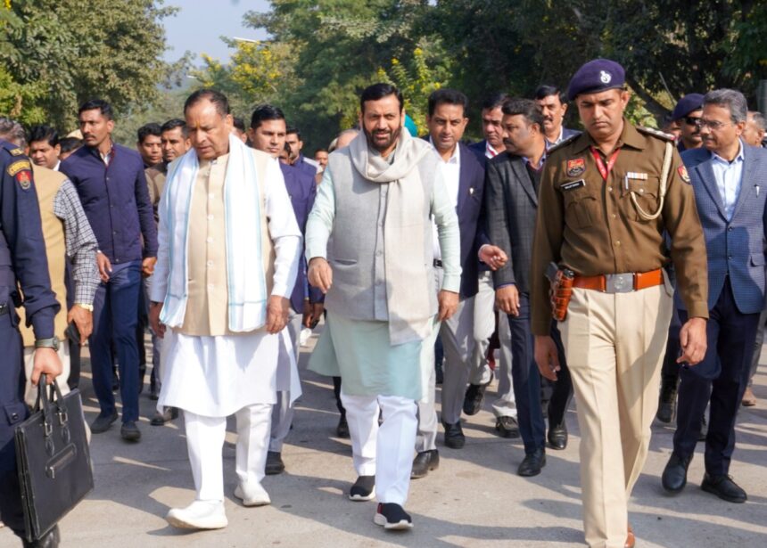 Atal Bihari Vajpayee statue unveiling at Atal Park Panchkula with Haryana CM Nayab Singh Saini and Amit Shah