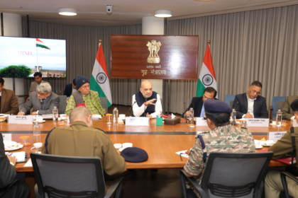 Amit Shah chairs high-level security review meeting on Jammu and Kashmir in New Delhi focusing on counter-terror operations and terror-free J&K mission