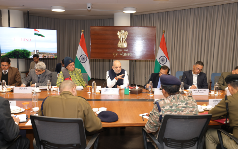 Amit Shah chairs high-level security review meeting on Jammu and Kashmir in New Delhi focusing on counter-terror operations and terror-free J&K mission