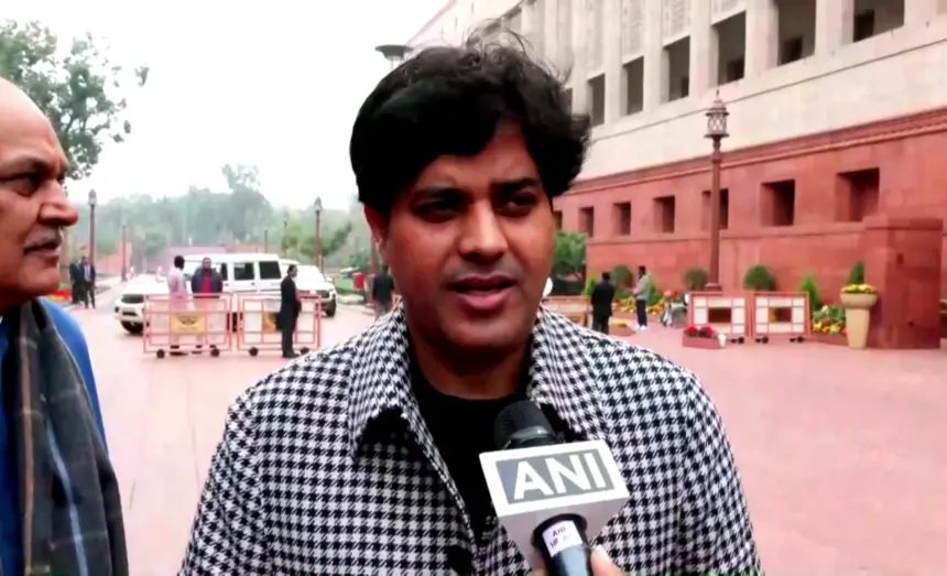 Economic Survey 2026: Congress MP Imran Pratapgarhi reacting on Economic Survey 2026 in New Delhi