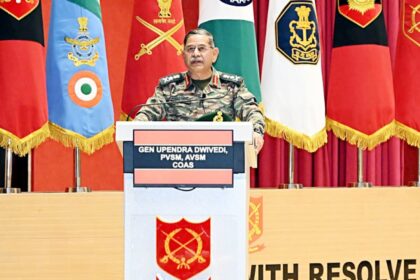 Indian Army Chief General Upendra Dwivedi during official UAE defence visit 2026