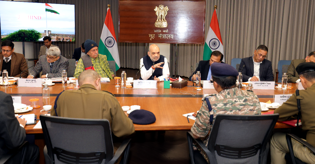 Jammu Kashmir Security Review Meeting: Union Home Minister Amit Shah chairs Jammu Kashmir high-level security review meeting