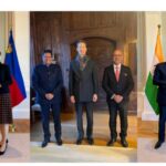 Piyush Goyal meeting Liechtenstein Deputy PM Sabine Monauni during Europe trade talks