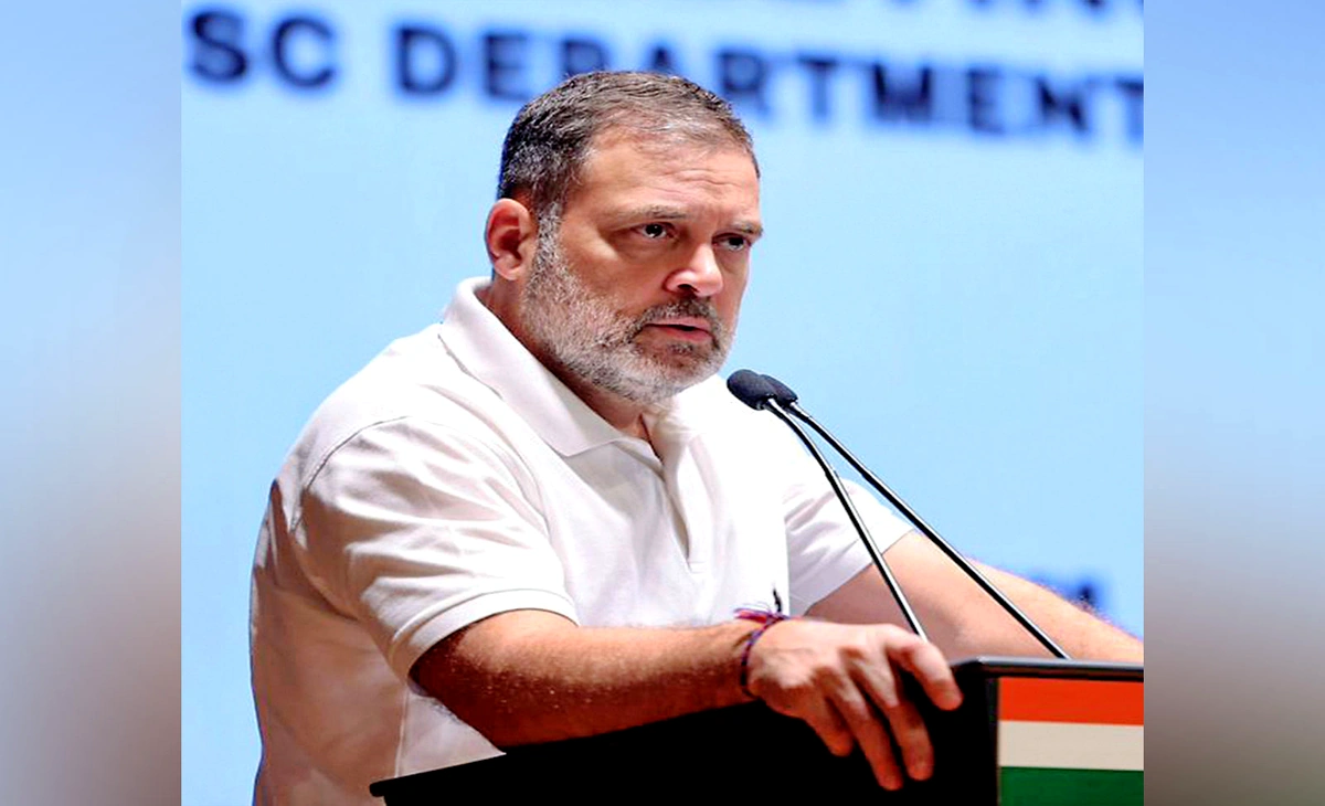 Rahul Gandhi reacting to Noida techie death case in Greater Noida