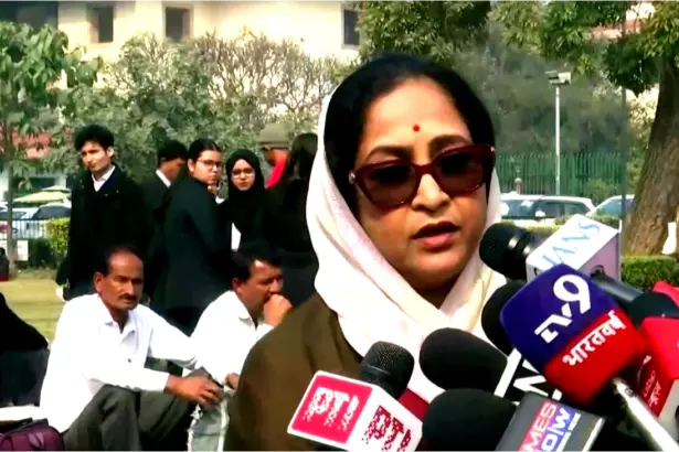 Raja Bhaiya and his wife Bhanvi Singh during the ongoing Supreme Court case related to their marital dispute and legal proceedings.