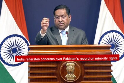 India rejects Pakistan’s claims on minority rights as MEA spokesperson Randhir Jaiswal addresses media briefing
