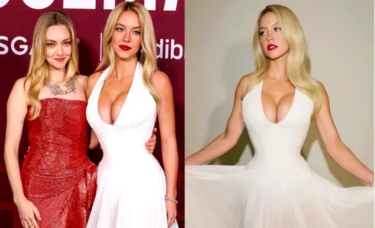 Sydney Sweeney Hollywood Sign: Sydney Sweeney Hollywood Sign के पास SYRN प्रमोशन वीडियो के दौरान