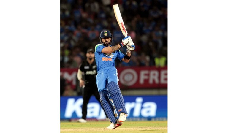 Virat Kohli celebrates historic milestone after surpassing Kumar Sangakkara to become the second-highest run scorer in international cricket