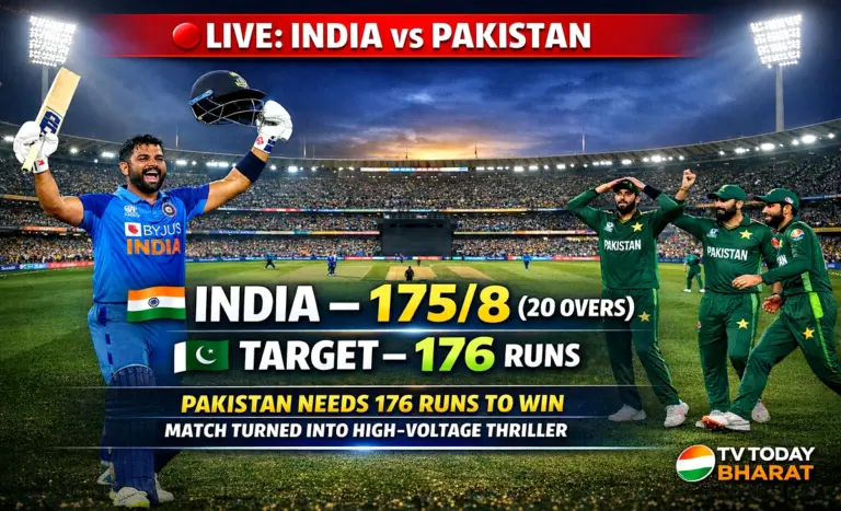 India vs Pakistan LIVE Scorecard: India vs Pakistan LIVE match action during T20 World Cup 2026 in Colombo stadium