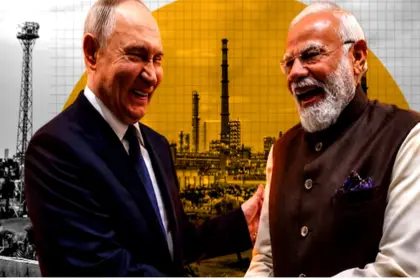 India Russia Oil Imports: India Russia oil imports and global crude supply chain illustration