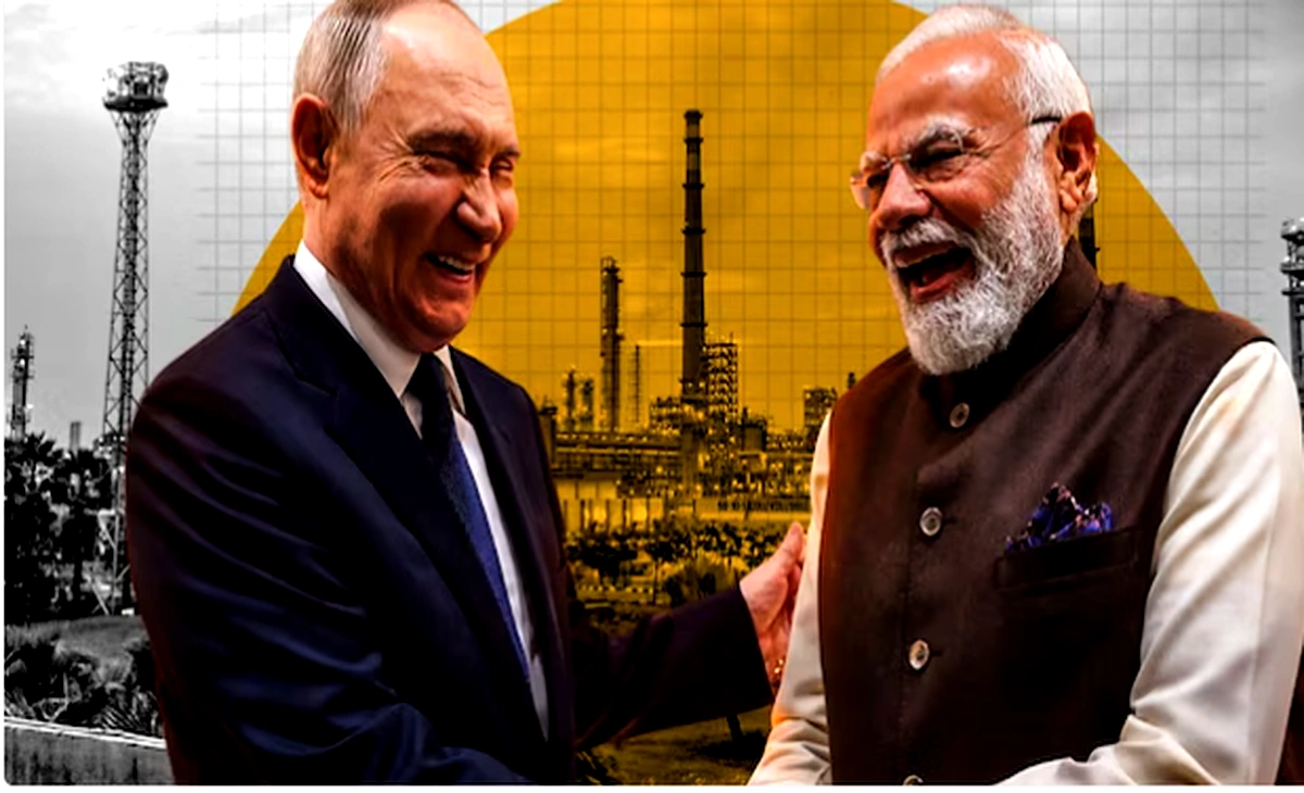 India Russia Oil Imports: India Russia oil imports and global crude supply chain illustration