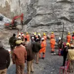 Mining site in Sonbhadra with heavy machinery extracting minerals highlighting record revenue growth in Uttar Pradesh
