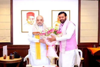 Nayab Saini Amit Shah Meeting: CM Nayab Singh Saini meeting Amit Shah in New Delhi discussion Haryana