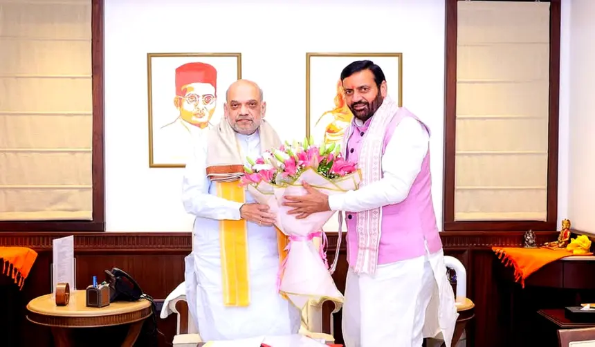 Nayab Saini Amit Shah Meeting: CM Nayab Singh Saini meeting Amit Shah in New Delhi discussion Haryana