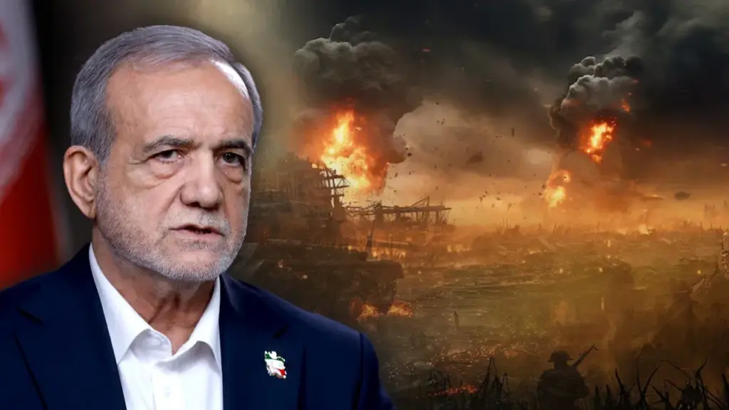 Map of Middle East highlighting Iran and Israel amid rising geopolitical tensions