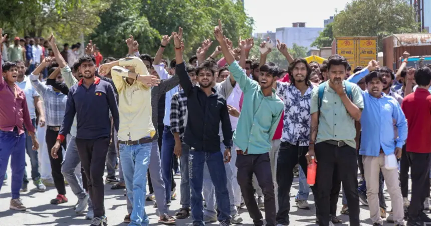 Noida Protest Violence