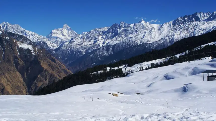 Kedarnath Snowfall 2026