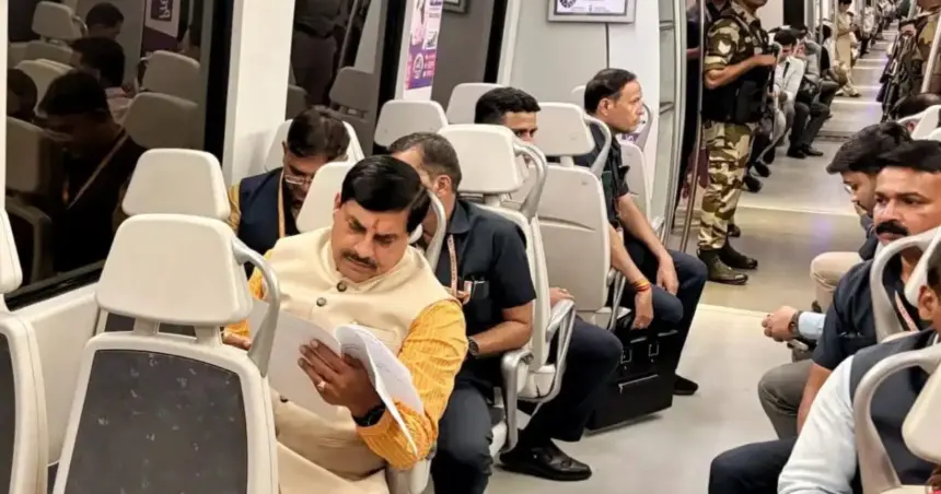 Mohan Yadav Metro Journey
