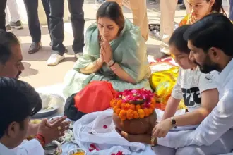 Prateek Yadav Asthi Visarjan