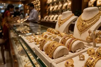 Gold Jewellery Stocks Fall