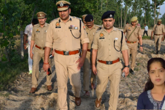 Bareilly D.El.Ed Student Murder: बरेली में D.El.Ed छात्रा की हत्या के बाद घटनास्थल पर जांच करती पुलिस