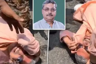 Bengal Political Violence: TMC MP Kalyan Banerjee during protest-related incident in Hooghly.