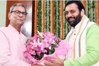Haryana Governance Development: Governor Asim Kumar Ghosh meeting officials at Nuh Mini Secretariat Haryana