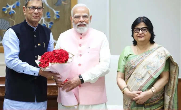 Haryana development meeting: Governor Asim Kumar Ghosh meeting PM Narendra Modi in New Delhi discussing Haryana development and education initiatives
