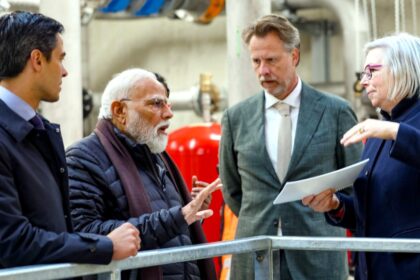 PM Modi Netherlands Visit: During PM Modi's Netherlands visit, Prime Minister Narendra Modi visited the Afsluitdijk water management project.