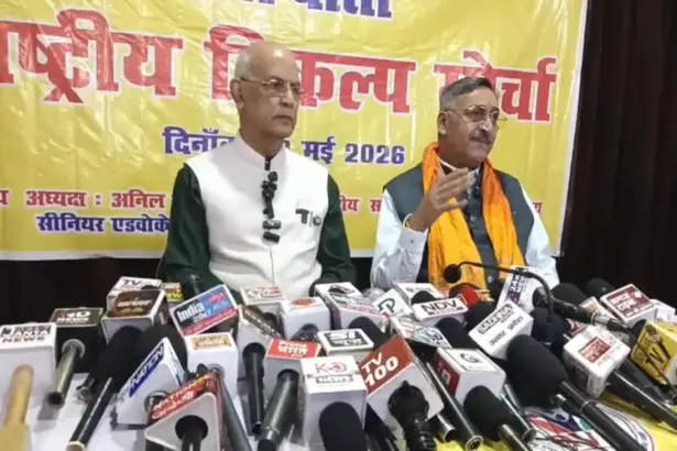 Social Equality in Lucknow Press Conference: Anil Kumar Mishra addressing a press conference in Lucknow on social equality, highlighting issues of inequality, equal rights, and inclusive development.