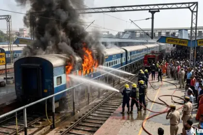 Sasaram Burning Train
