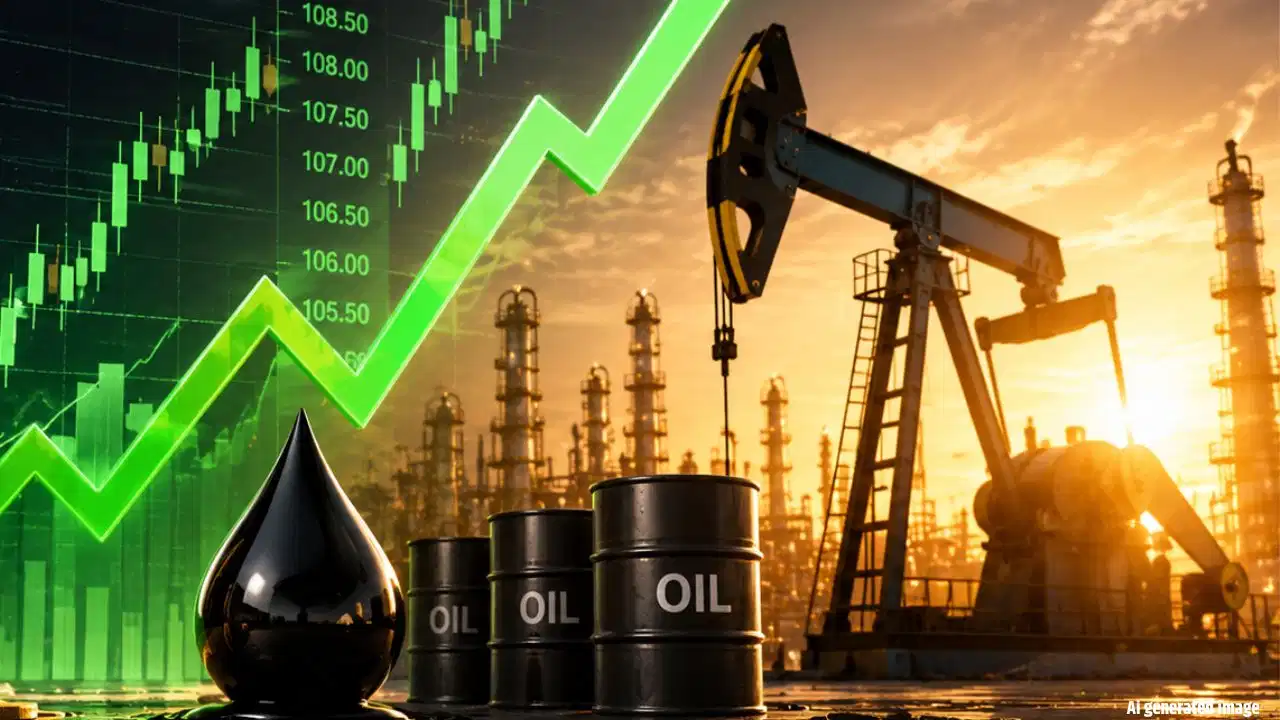 Crude oil prices surge