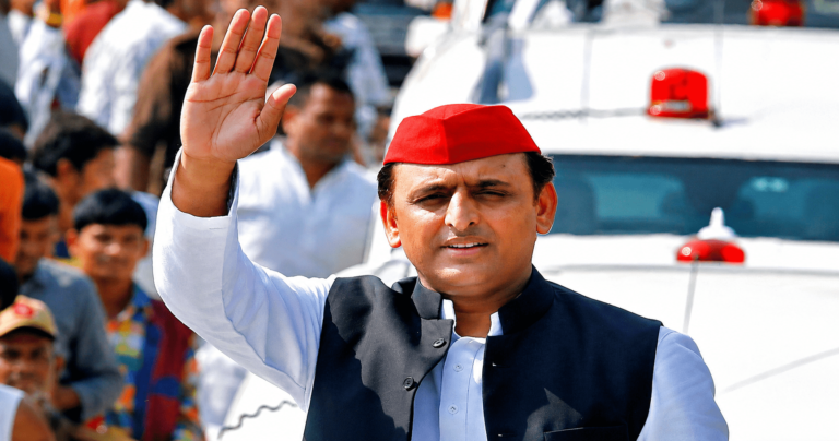 Akhilesh Yadav Prayagraj Visit: Samajwadi Party chief Akhilesh Yadav receives a grand welcome from party workers with flowers and drums during his Prayagraj visit. PHOTO AI