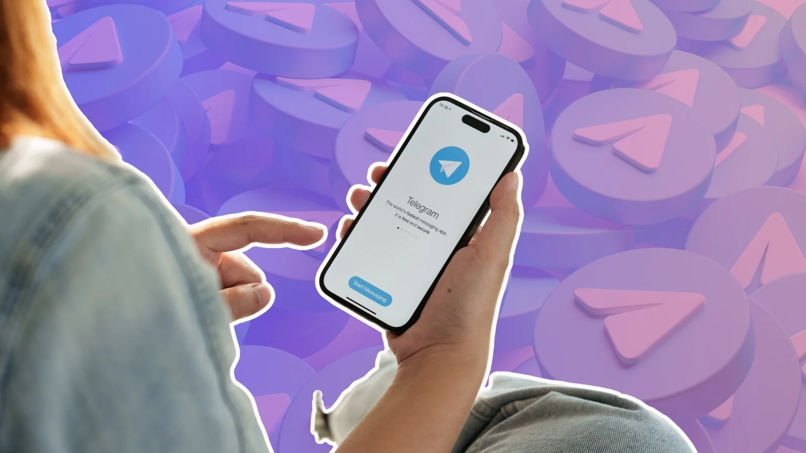 Telegram logo displayed on a smartphone with legal documents in the background, highlighting the Telegram Ban in India