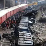 Assam Train Accident: Rescue operation at Naranarayan Bridge in Jogighopa where a freight train hit railway maintenance workers.