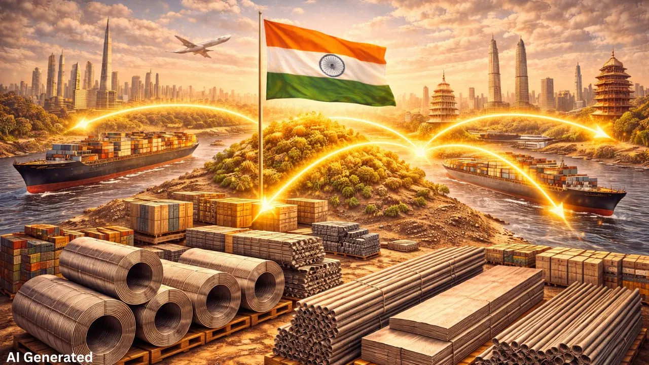 India Steel Growth driven by infrastructure development, manufacturing expansion, and the Make in India initiative.