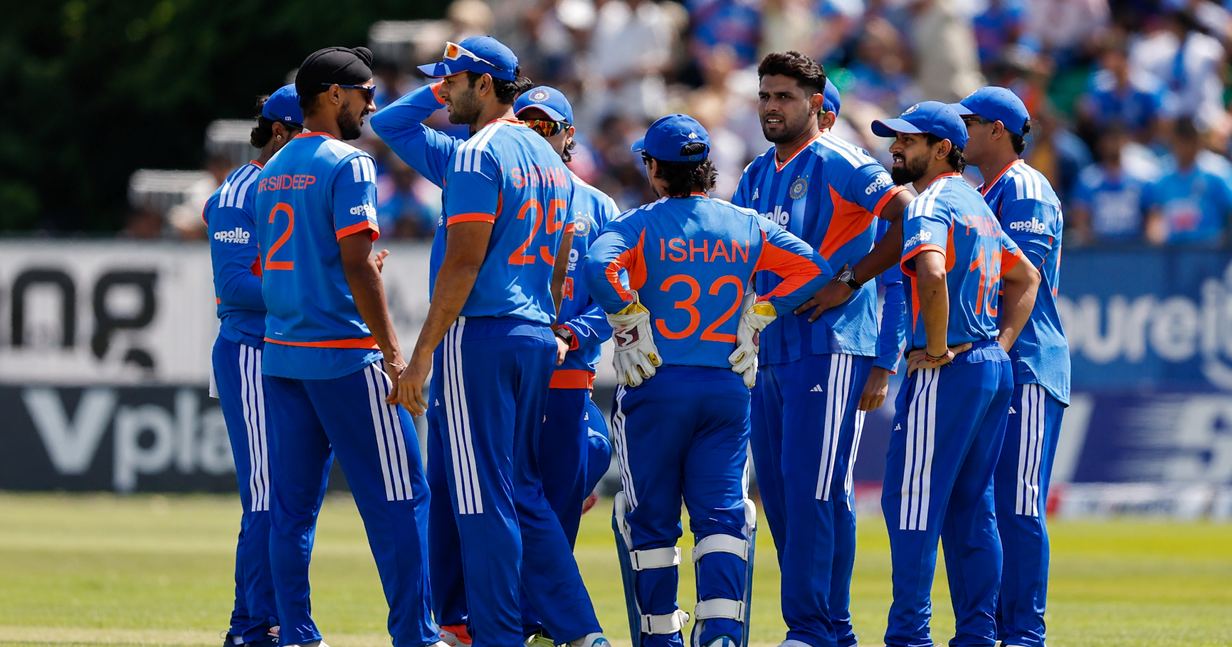 India vs Ireland 2nd T20I Live: Harshit Rana celebrates after taking an early wicket during the India vs Ireland 2nd T20I match in Belfast. PHOT:NDTV