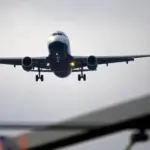 Iran War Impact : Commercial airplanes parked at an international airport amid concerns over rising fuel costs