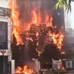 Lucknow Fire Tragedy: Rescue teams and firefighters carrying out operations after the deadly Lucknow Fire Tragedy in Aliganj where a coaching centre was engulfed by flames.
