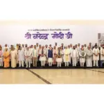 Narendra Modi 12 Years PM: PM Narendra Modi at NDA Conference in Bharat Mandapam, New Delhi.