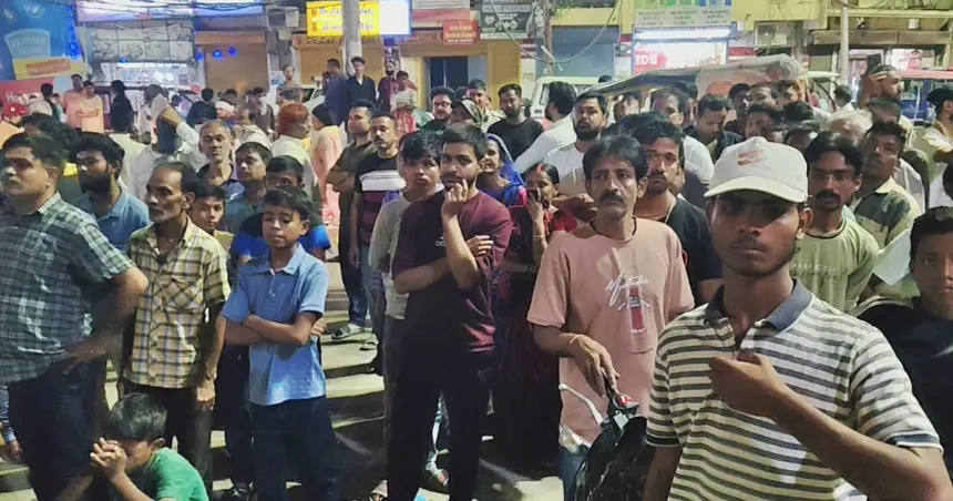 Prayagraj Family Murder Case: Crime scene outside Virendra Vaishya family residence in Prayagraj after four murders