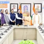 Project Ganga Uttar Pradesh: CM Yogi Adityanath launching Project Ganga Uttar Pradesh in Lucknow and addressing officials on river conservation, cleanliness and environmental protection initiatives.