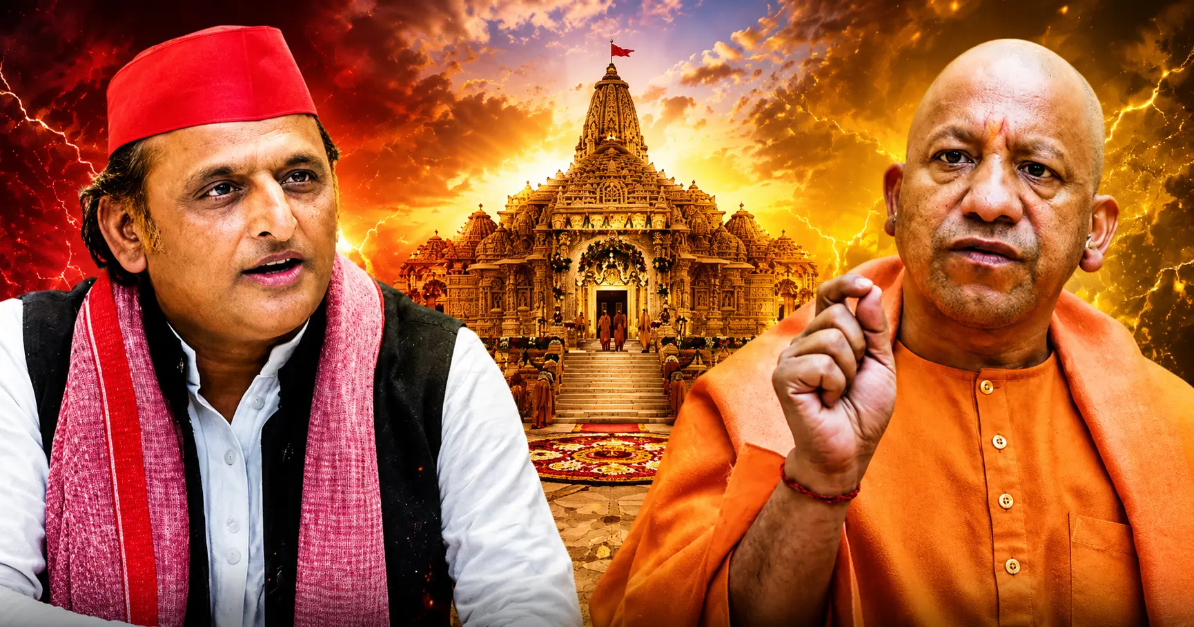 Ram Mandir Donation Row:Akhilesh Yadav and Ajay Rai questioned over Ram Mandir Donation Row politics
