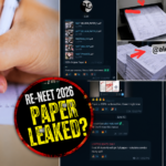 Re-NEET Paper Leak viral Telegram channels selling fake NEET UG 2026 question papers before re-exam