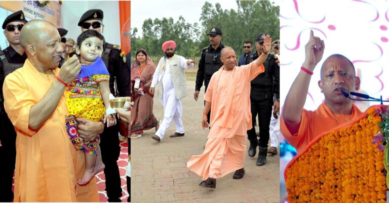 Uttar Pradesh Development: CM Yogi Adityanath inaugurates development projects in Rampur, plants a sapling in Bareilly and flags off waste management vehicles.