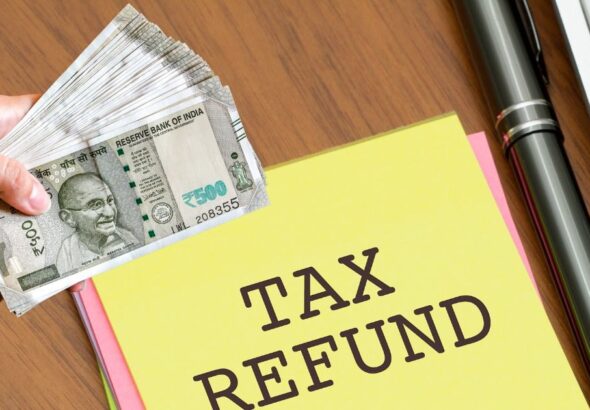 TDS Refund checking status online through the Income Tax e-filing portal to receive excess tax directly in a bank account.