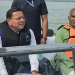 Uttarakhand Adventure Sports Hub: Chief Minister Pushkar Singh Dhami inspecting preparations for the international kayaking and canoeing competition in Gadarpur to promote Uttarakhand Adventure Sports Hub and tourism development.