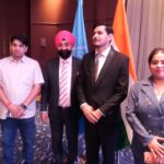 Vijay Sharma after his appointment as Advisor (Cultural Affairs) at IIMSAM, an ECOSOC-affiliated intergovernmental organization working