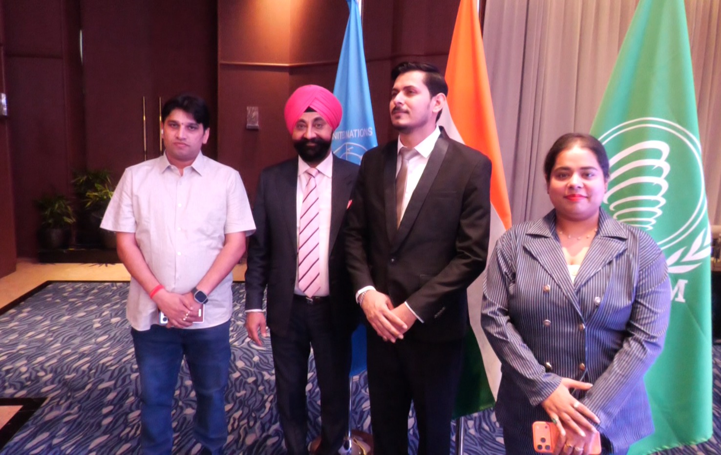 Vijay Sharma after his appointment as Advisor (Cultural Affairs) at IIMSAM, an ECOSOC-affiliated intergovernmental organization working